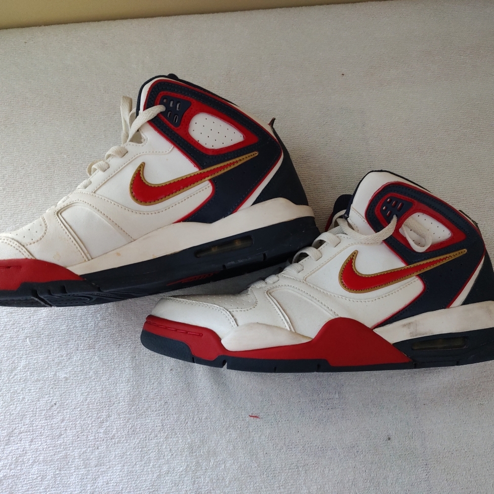 Nike Air Flight Falcon Olympics Team USA Men's Basketball Shoes Size 9.5
